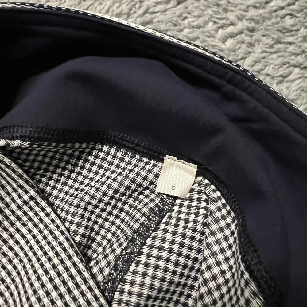 Lululemon Leggings Pants Womens 6 Gingham Crop Capri